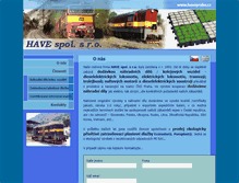 Tablet Screenshot of havepraha.cz